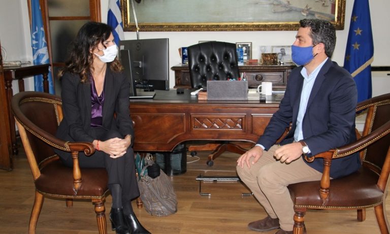 Με την Ιταλίδα Πρέσβη στην Ελλάδα, συναντήθηκε ο Δήμαρχος Χανίων