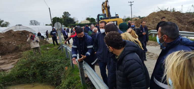 Κυβερνητικό Κλιμάκιο είδε τις ζημιές στην Ηλεία