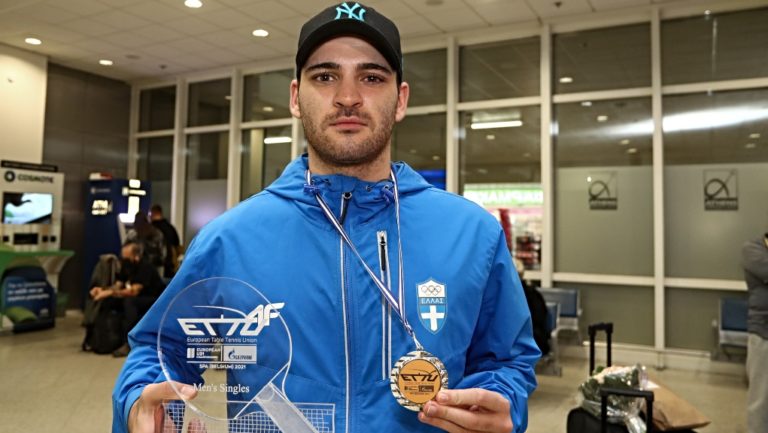 «Πάτησε» Αθήνα ο πρωταθλητής Ευρώπης στο πινγκ-πονγκ Κ21, Γιάννης Σγουρόπουλος (pics)