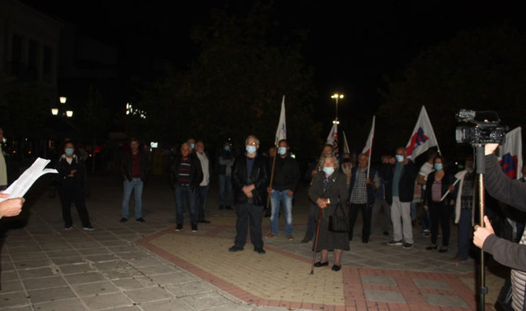 Συγκέντρωση Σωματείων στην πλατεία του Πύργου