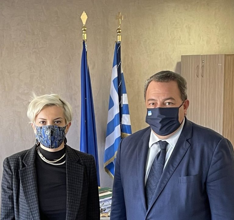 Κομοτηνή-Ε.Στυλιανίδης:Συνάντηση εργασίας με τη Γενική Γραμματέα Αντεγκληματικής Πολιτικής
