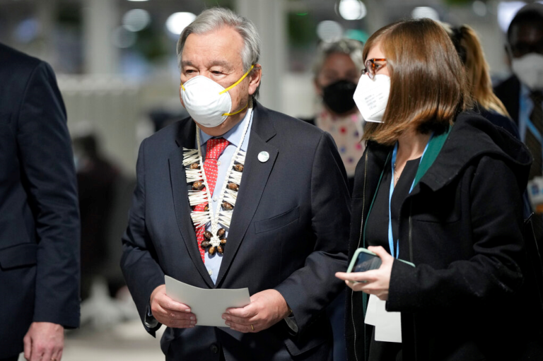 Αντόνιο Γκουτέρες για COP26: Η κλιματική καταστροφή εξακολουθεί να χτυπά την πόρτα