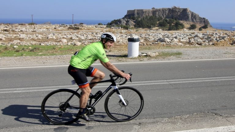 Ο θρύλος της παγκόσμιας ποδηλασίας Σον Κέλι στη Ρόδο