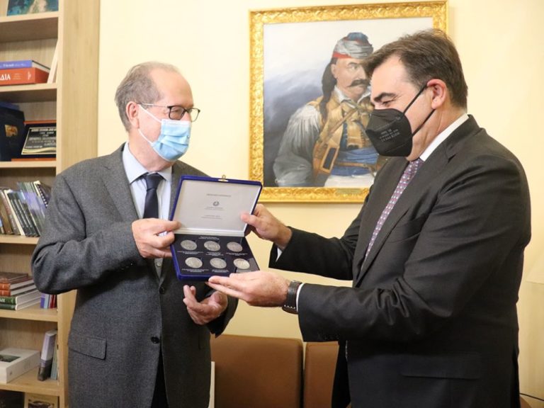 Συνάντηση Μαργαρίτη Σχοινά με Π. Νίκα και φορείς στην Τρίπολη