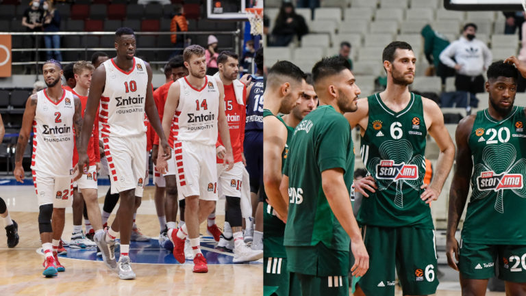 Βαθμολογία Euroleague: Παρέμεινε στην τετράδα ο Ολυμπιακός – Στα… τάρταρα ο Παναθηναϊκός