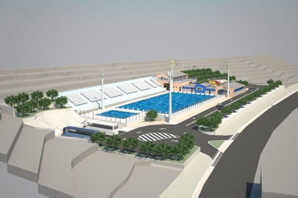 Ξεκίνησε η κατασκευή του ανοιχτού κολυμβητηρίου Μυτιλήνης