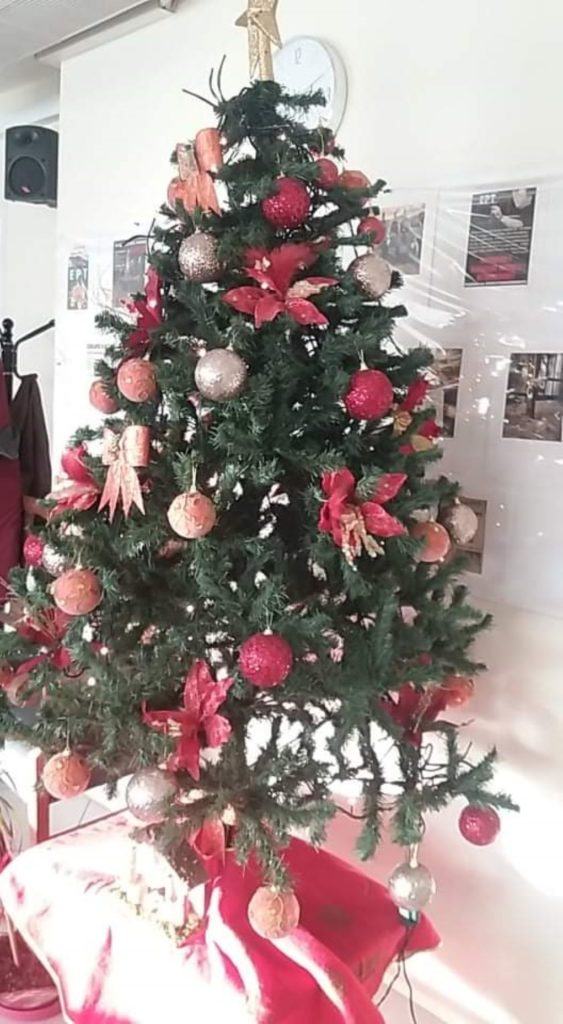 Στολίστηκε και άναψε το χριστουγεννιάτικο δένδρο της ΕΡΤ Τρίπολης