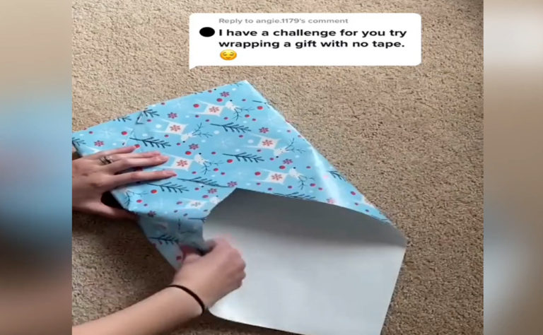 TikTok: Νέο challenge με ευφάνταστους τρόπους συσκευασίας Χριστουγεννιάτικων δώρων #christmaswrapping (video)