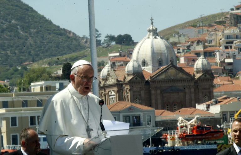 Live η επίσκεψη του Πάπα Φραγκίσκου στη Λέσβο