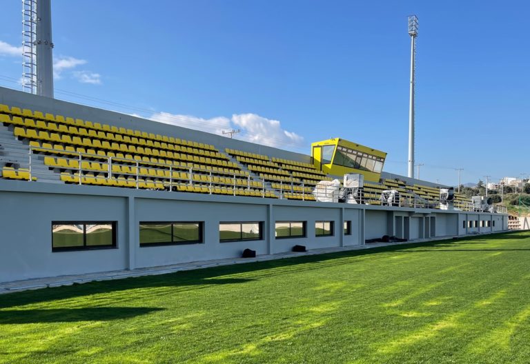 Σχεδόν έτοιμο το νέο γήπεδο της ΑΕΚ στα Σπάτα (pics)
