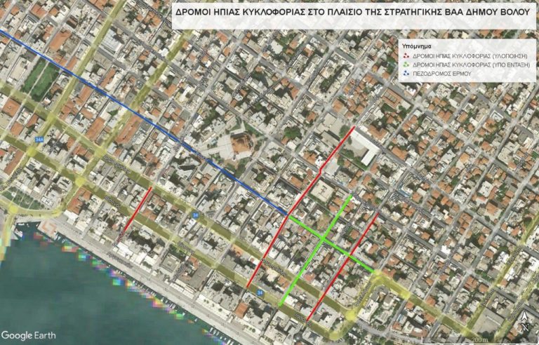 Δρόμοι ήπιας κυκλοφορίας οι Γαμβέτα και Ερμού στο Βόλο