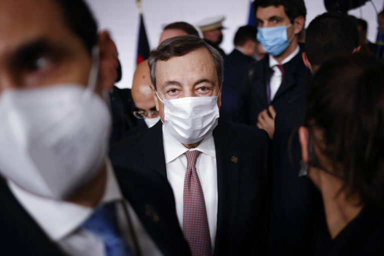 Ιταλία: Ψηφιακές απειλές και διάδοση της ιδιωτικής διεύθυνσης της οικίας του Mario Draghi στα chat των αντιεμβολιαστών