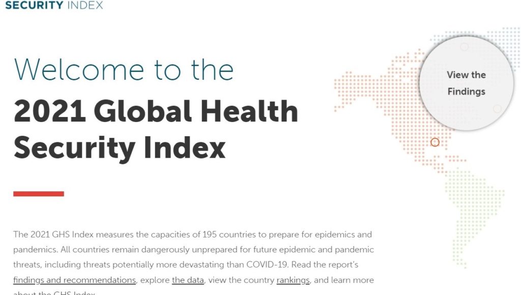 Παγκόσμιος Δείκτης Ασφάλειας Υγείας: 42η η Ελλάδα – Απροετοίμαστη η ανθρωπότητα για νέα πανδημία