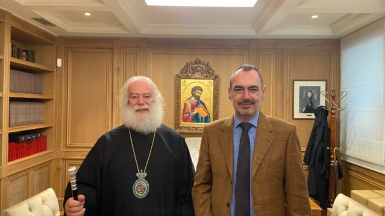 Συνάντηση ΥΦΥΠΕΞ Α. Κατσανιώτη, με τον Πατριάρχη Αλεξανδρείας και πάσης Αφρικής Θεόδωρο Β’
