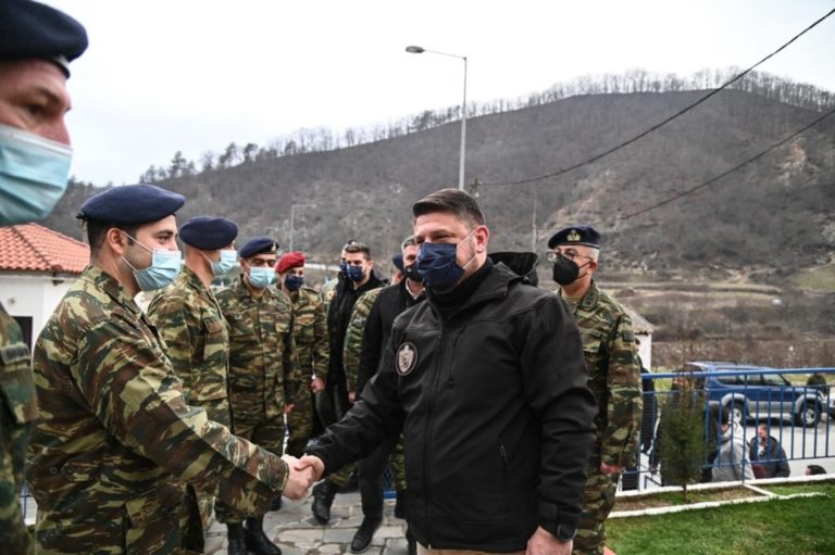 Νίκος Χαρδαλιάς: Διαπίστωσα την ετοιμότητα και ικανότητα των μονάδων και σχηματισμών μας