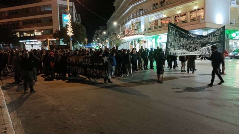 Συγκεντρώσεις και πορείες για την επέτειο της δολοφονίας του Αλέξη Γρηγορόπουλου στην Κρήτη –  Προσαγωγές στο Ηράκλειο