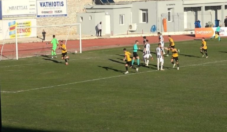 Ισοπαλία ο Θεσπρωτός με τον ΠΑΟΚ Β’