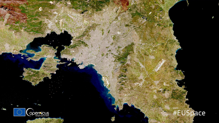 Η Αθήνα από ψηλά: Εντυπωσιακή δορυφορική φωτογραφία από ύψος 786 χιλιομέτρων