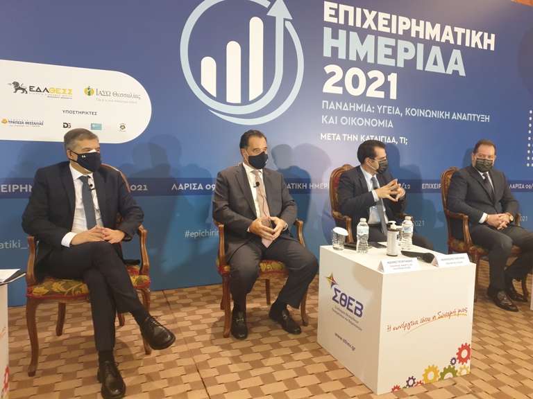 Αισιοδοξία Θ. Πλεύρη για τους εμβολιασμούς σε ημερίδα του ΣΘΕΒ στη Λάρισα