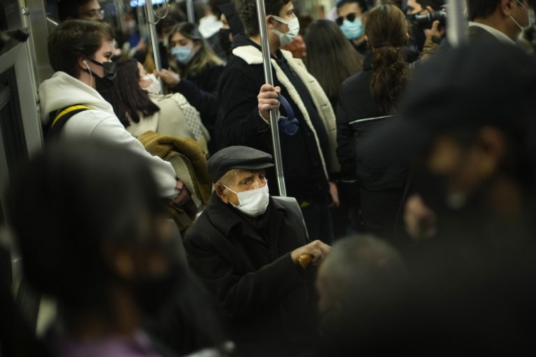 Τουρκία -Κορονοϊός: Στα 20.470 τα νέα κρούσματα – Το 10% με την παραλλαγή Όμικρον