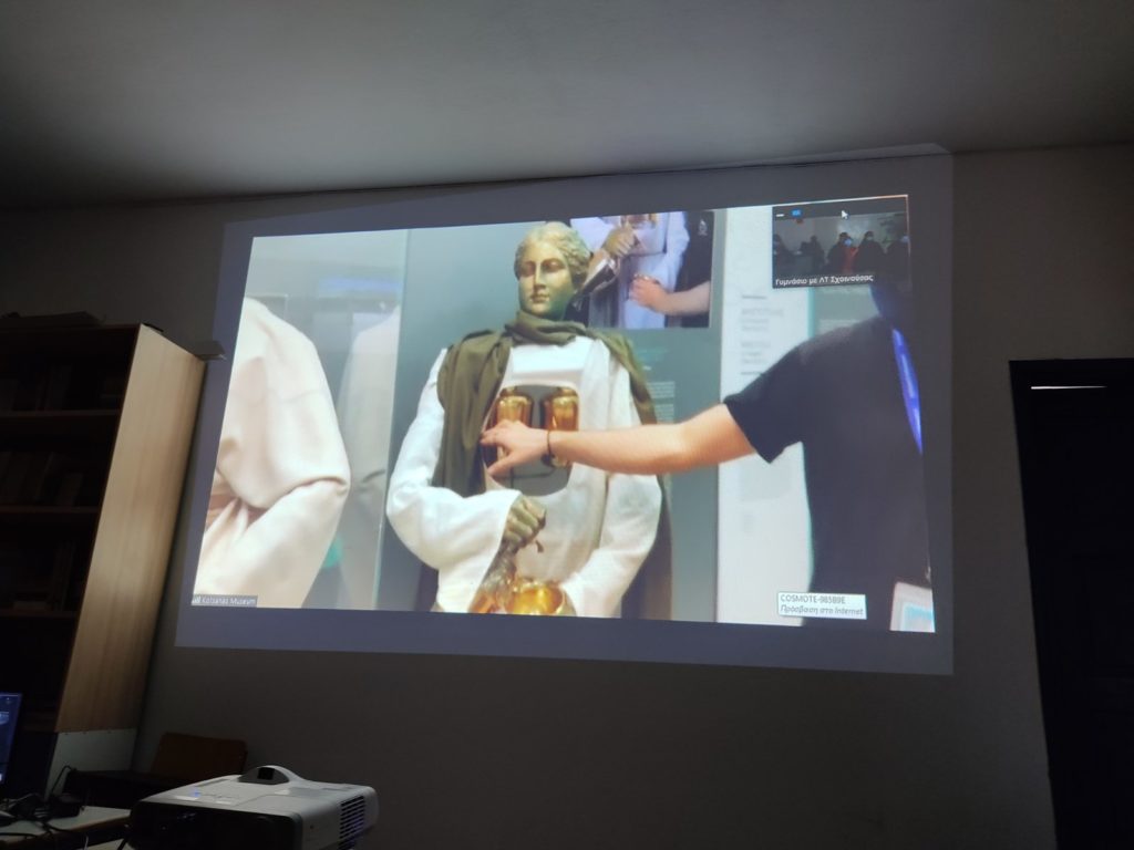 Το «Μουσείο Κοτσανά Αρχαίας Ελληνικής Τεχνολογίας» ξενάγησε διαδικτυακά τους μαθητές της Σχοινούσας