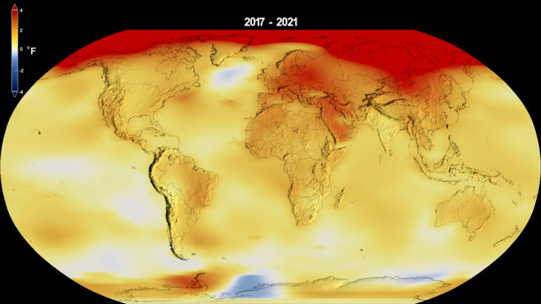 NASA: Το 2021 ήταν το έκτο θερμότερο έτος που έχει ποτέ καταγραφεί