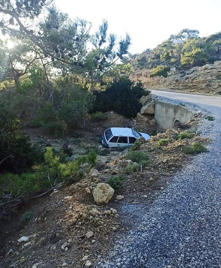 Κρήτη: Τροχαίο και στη Γαύδο τα ξημερώματα της Πρωτοχρονιάς (ΦΩΤΟ)