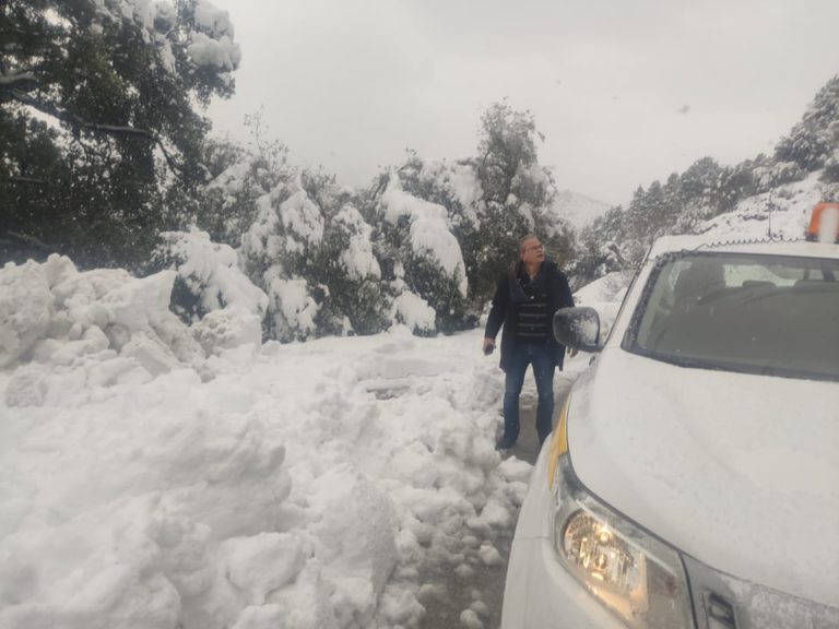 Πυκνό χιόνι στα ορεινά του Δήμου Πλατανιά – Προσοχή στις μετακινήσεις (βίντεο – ηχητικό)