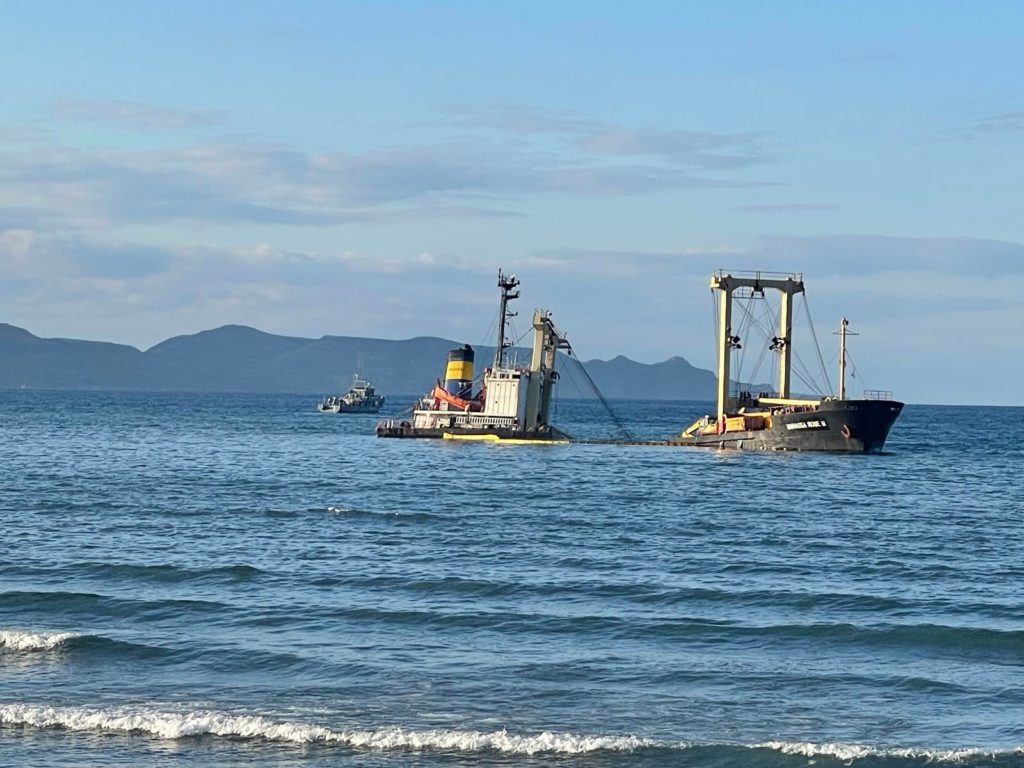 Νέα καταδυτική επιχείρηση του Λιμενικού στην περιοχή προσάραξης του φορτηγού πλοίου στον κόλπο της Κισσάμου