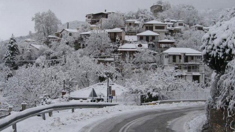 Αντιολισθητικές αλυσίδες στο ορεινό δίκτυο της Μαγνησίας