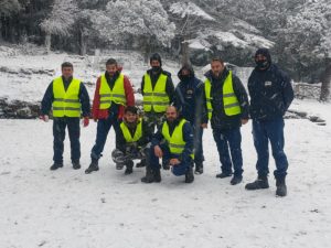 Ισχυρή χιονόπτωση στα ορεινά της Ρόδου – Κινητοποίηση Πολιτικής Προστασίας και εθελοντών