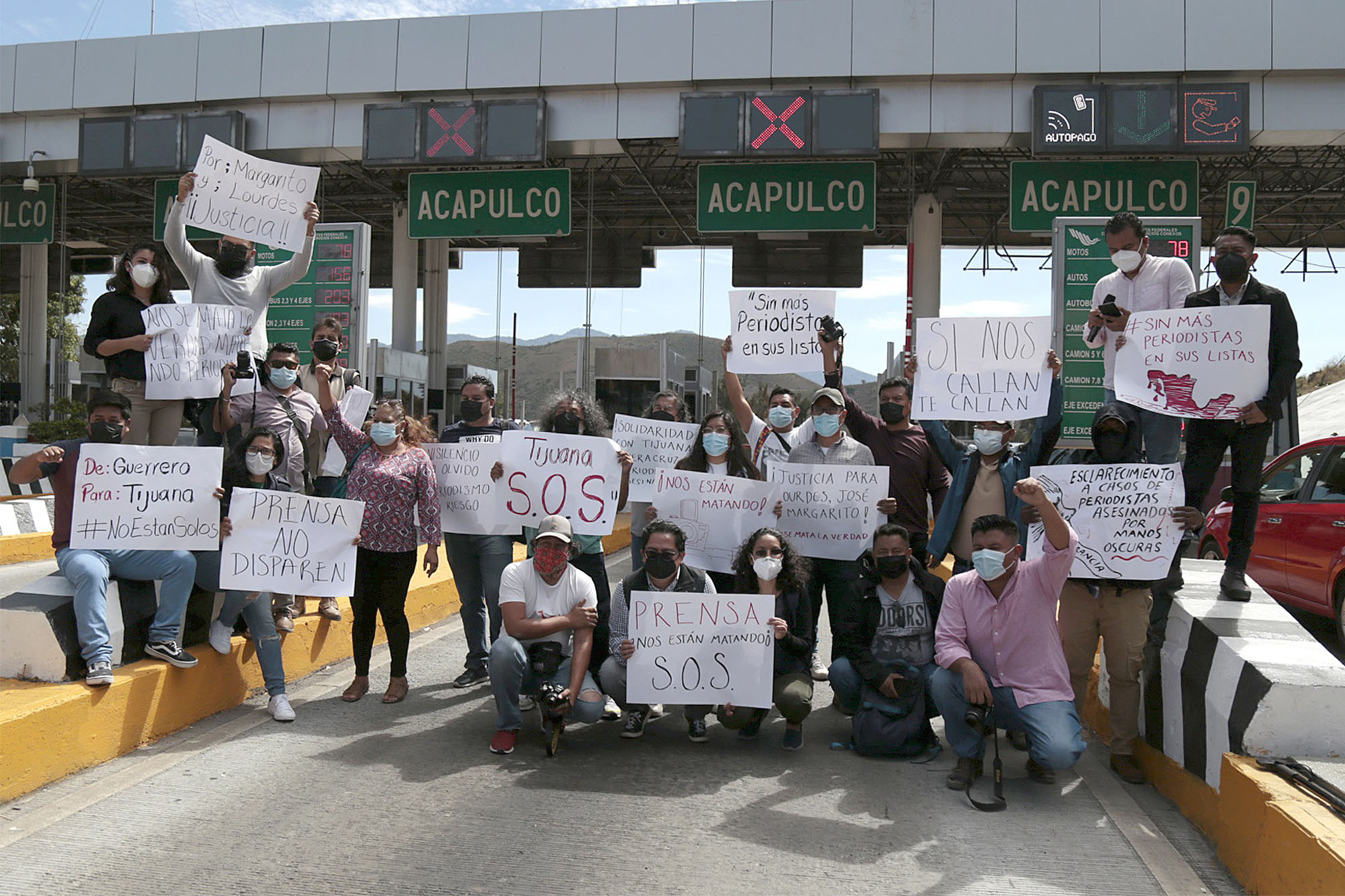 Διαμαρτυρίες δημοσιογράφων στο Μεξικό για τη δολοφονία τριών συναδέλφων