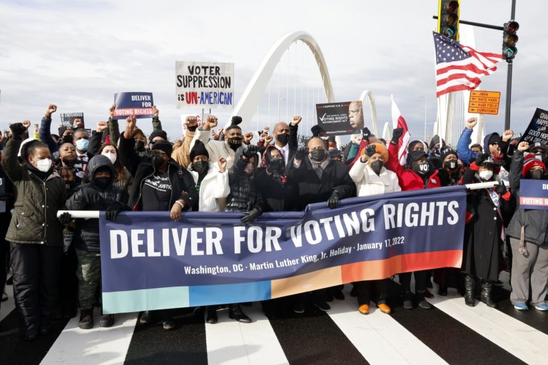 ΗΠΑ: Η οικογένεια του Μάρτιν Λούθερ Κινγκ διαδηλώνει υπέρ της αλλαγής στο  εκλογικό σύστημα