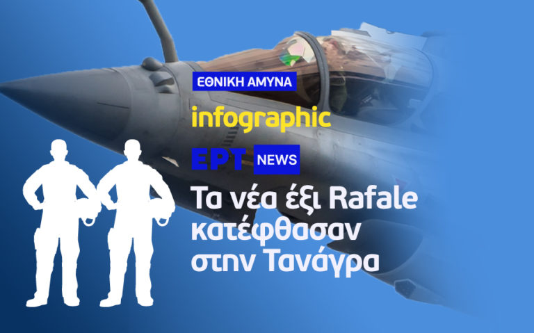 Infographic: Τα νέα έξι Rafale κατέφθασαν στην Τανάγρα