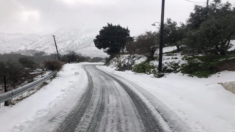 Χωρίς προβλήματα αλλά με προσοχή η κυκλοφορία στην Κρήτη – Άρχισαν οι έλεγχοι για ζημιές στα ελαιόδεντρα