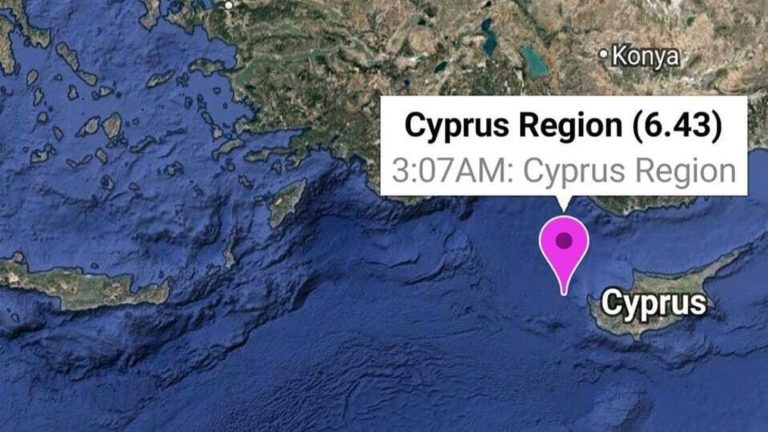 Ισχυρός σεισμός πάνω από 6 R ανοιχτά της Κύπρου – Οι πρώτες εικόνες – Τι λέει ο Γ. Χουλιάρας (video)
