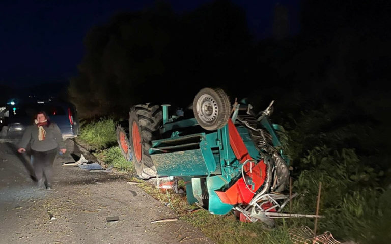 Σοβαρός τραυματισμός αγρότη σε τροχαίο