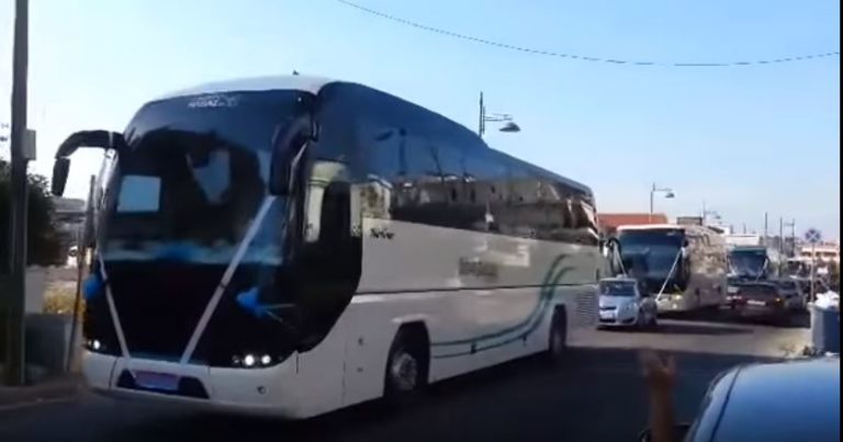 Μηχανοκίνητη διαμαρτυρία από τον Σύνδεσμο Τουριστικών Λεωφορείων Δυτικής Κρήτης