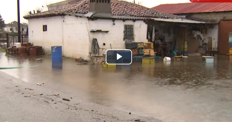 Χιονοπτώσεις στα ορεινά, έντονες βροχοπτώσεις στα πεδινά της Καρδίτσας (video)