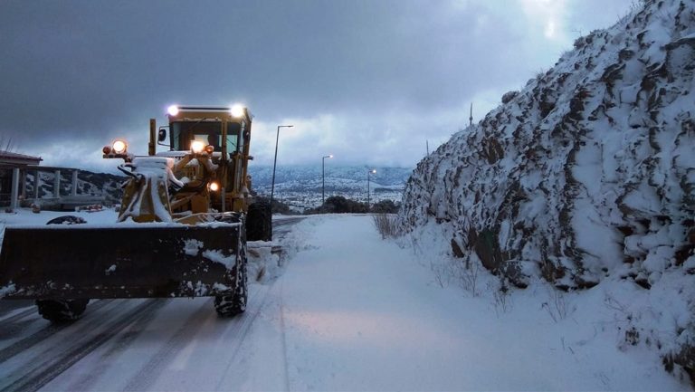 Κρήτη: Που ισχύει απαγόρευση κυκλοφορίας λόγω του χιονιά