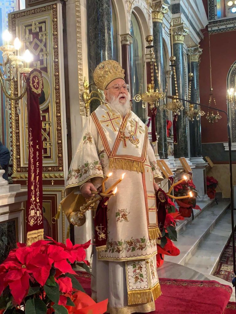 Πρωτοχρονιάτικη Θεία Λειτουργία και Δοξολογία στην Μητρόπολη Τρίπολης