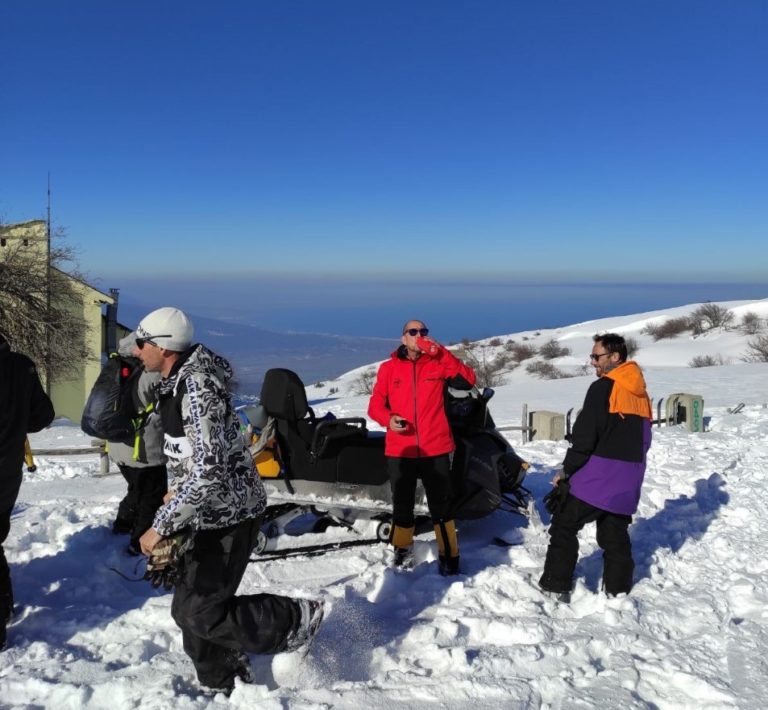 Απόλαυσαν το χιoνοσμένο τοπίο στον Κίσσαβο