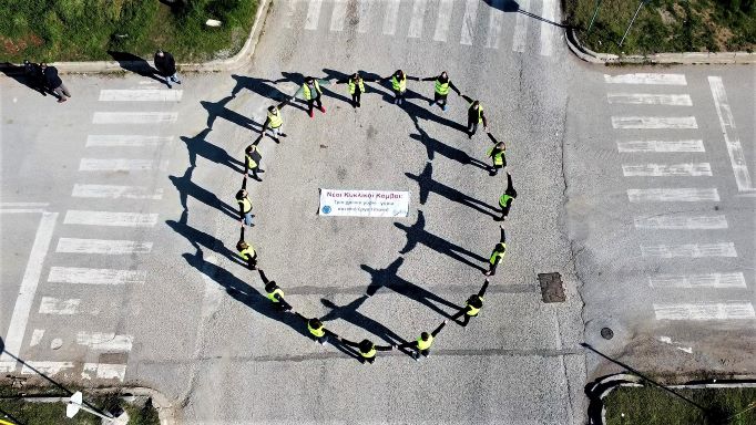 Δράση για την οδική ασφάλεια και τη δημιουργία κυκλικών κόμβων στη Θεσσαλονίκη