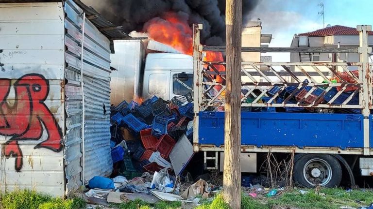 Φωτιά σε πυκνοκατοικημένη περιοχή της Κομοτηνής – Άμεσα επενέβη η Πυροσβεστική (video)