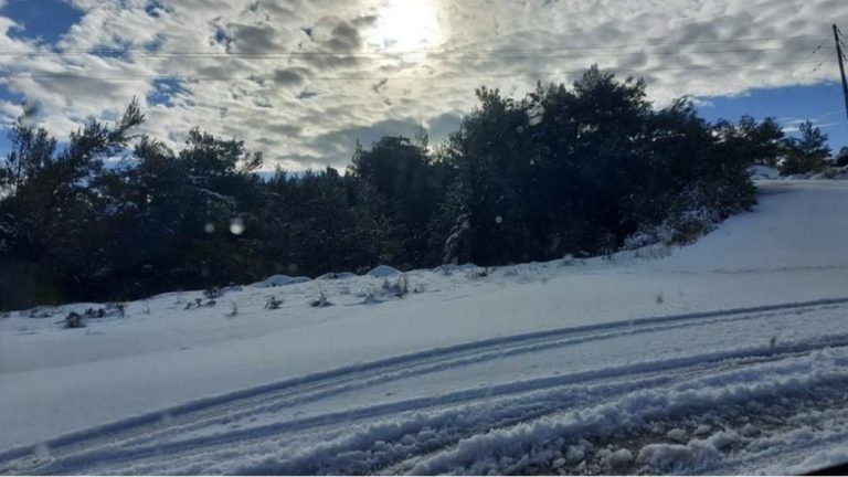 Ροδόπη: Ντυμένος στα λευκά ο ορεινός όγκος