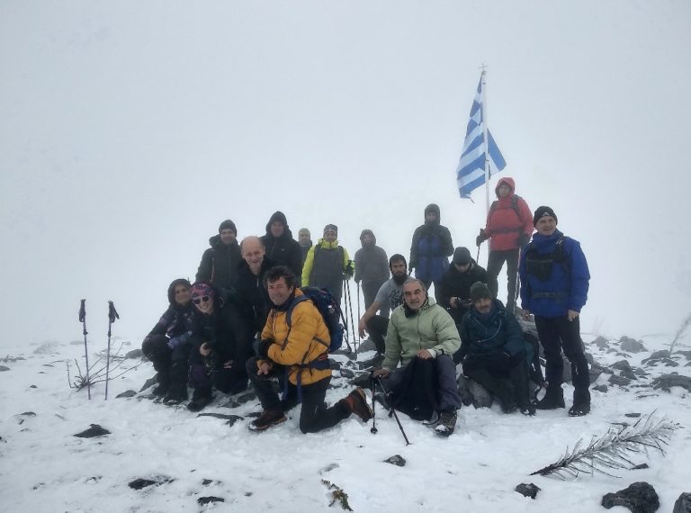 Η ανάβαση του ΣΑΟΟ στην κορυφή του Μαινάλου