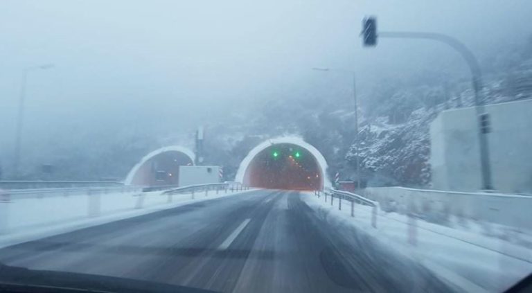 Η πρωινή κατάσταση των δρόμων στην Περιφέρεια Πελοποννήσου