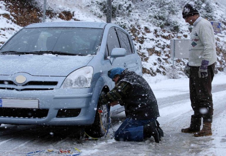 Φλώρινα: Με χειμερινά ελαστικά η κίνηση των οχημάτων – Που απαγορεύεται η κυκλοφορία φορτηγών άνω των 3,5 τόνων