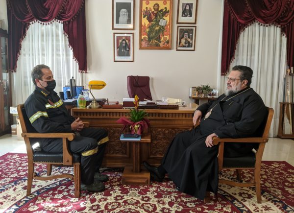 Μεσσηνία: Συναντήσεις του νέου διοικητή της Πυροσβεστικής με τον Μητροπολίτη και τον Αντιπεριφερειάρχη