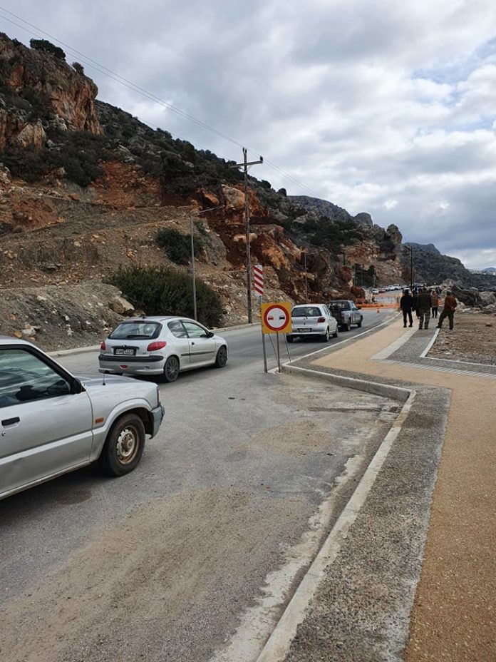 Έκτακτες κυκλοφοριακές ρυθμίσεις στον δρόμο Παλαιόχωρας – Κουντούρας